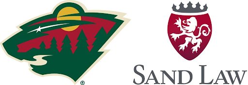 Logo of Sand Law and Minnesota Wild